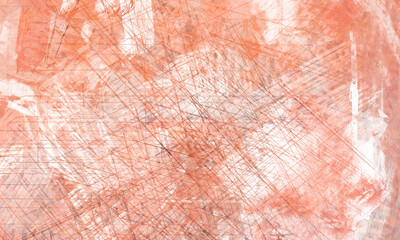 Abstract Art Painting. grunge brush strokes.  abstract brush strokes acrylic paint. Brown, orange and beige
