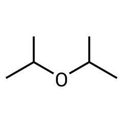 chemical structure of Diisopropyl ether (C6H14O)