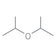 chemical structure of Diisopropyl ether (C6H14O)
