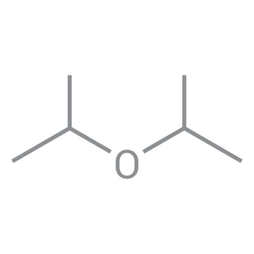 chemical structure of Diisopropyl ether (C6H14O)