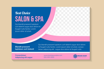 spa and salon online banner template set, facial hair beard care corporate advertisement, horizontal ad, barber shop campaign webpage, flyer, creative brochure, isolated on background. 