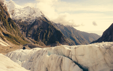 New Zealand landscape. Franz Josef Glacier