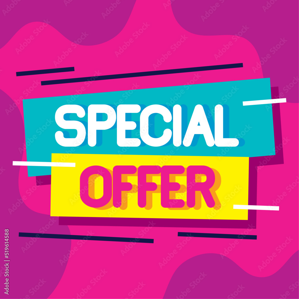 Canvas Prints special offer fucshia marketing banner