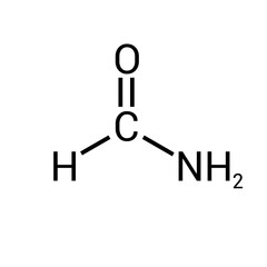 chemical structure of Formamide (CH3NO)