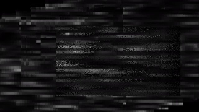 Glitch and noise television defects with artifacts, abstract tv, vhs and movie style background