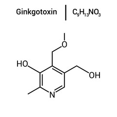 chemical structure of Ginkgotoxin (C9H13NO3)