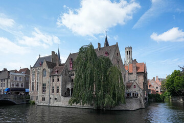 Fototapeta na wymiar Bruges - Belgium - Rozenhoedkaai