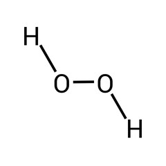 chemical structure of hydrogen peroxide (C2H2)