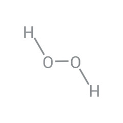 chemical structure of hydrogen peroxide (C2H2)