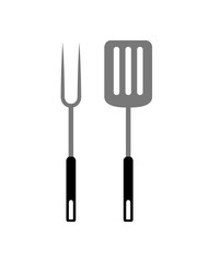 Grillgabel Pfannenwender grillen Utensilien 