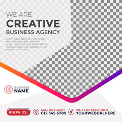Social Media Post Flyer Template