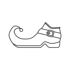 Leprechaun boot isolated on white background. Vector illustration