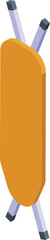 Wall ironing board icon isometric vector. Dry cloth. Electric house