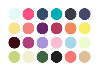 Pallete color 24 attractive collor