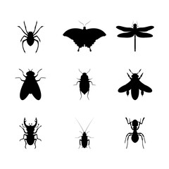 Set of insects