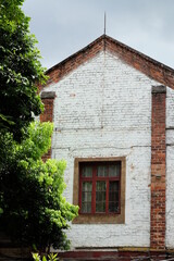 old building with window