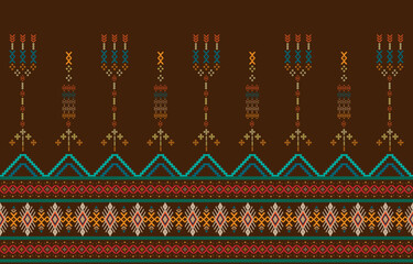 Geometric ethnic oriental pattern traditional Design for clothing, abstract geometric and tribal patterns, usage design local fabric patterns, Design inspired by indigenous tribes 