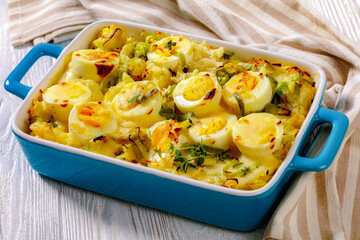 Welsh Anglesey Eggs, wyau ynys mon, top view