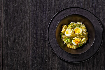 Welsh Anglesey Eggs, wyau ynys mon, top view