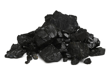Natural black hard coal