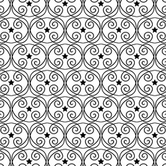 Ornamental seamless pattern. Vector abstract background. Decorative vector geometric pattern. 