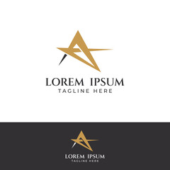 Star logo.Star logo for business and company.With modern vector illustration concept.