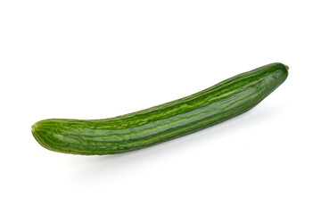 Cucumber isolated on white background.