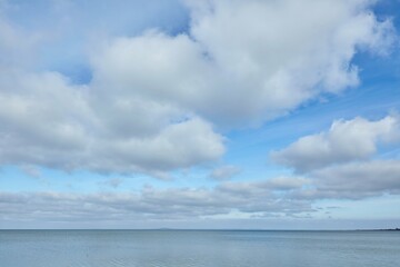 Landscape with sea or ocean.