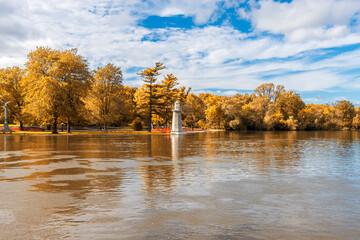 Fabyan Forest Preserve view in Illinois