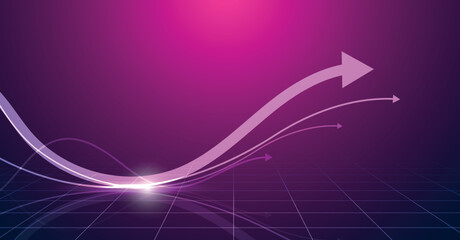 sfondo, concetto, frecce, rimbalzo,  © xyz+