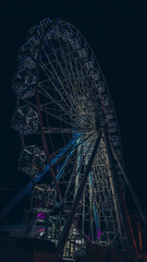 ferris wheel at night