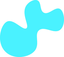 blob paint vector design illustration isolated on transparent background 