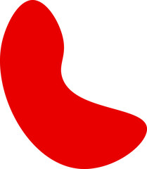 blob paint vector design illustration isolated on transparent background 