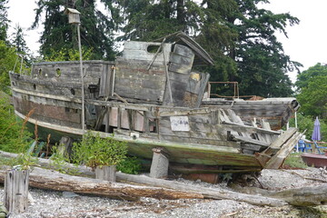 Fototapeta na wymiar Point White Dock - Bainbridge Island - Washington