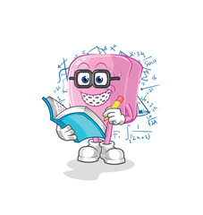 Obraz premium nail geek cartoon. cartoon mascot vector