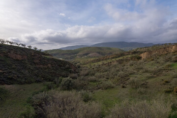Obraz premium mountainous area in the south of Andalucia