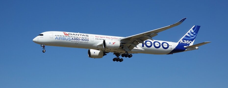 A350 Qantas Bannière