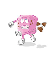 nail throwing shit vector