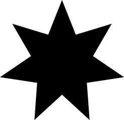 star vector design illustration isolated on transparent background 