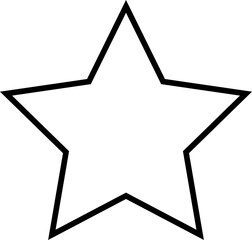 star vector design illustration isolated on transparent background 