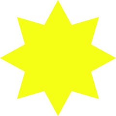 star vector design illustration isolated on transparent background 