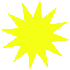 star vector design illustration isolated on transparent background 