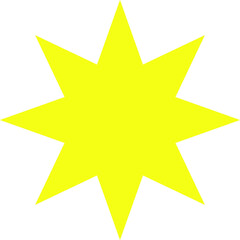 star vector design illustration isolated on transparent background 