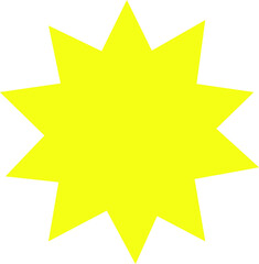 star vector design illustration isolated on transparent background 