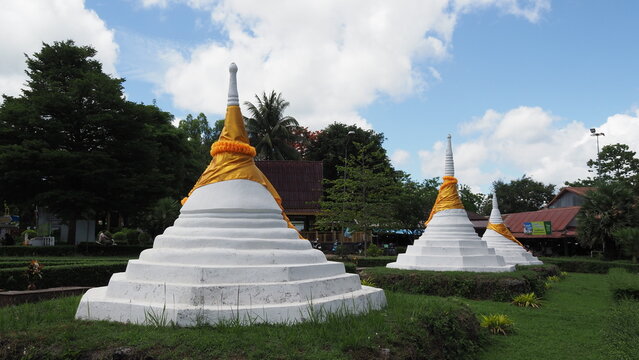 The Three Pagodas Pass In Thailand