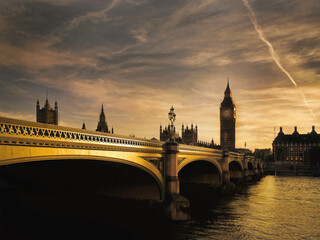 Naklejka premium Westminster Bridge