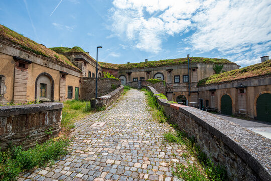 Fort Helfenstein, ein Teil der Festung Ehrenbreitstein bei Koblenz.