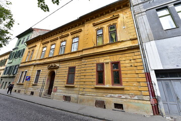 Fototapeta na wymiar historical buildings from Sibiu 26