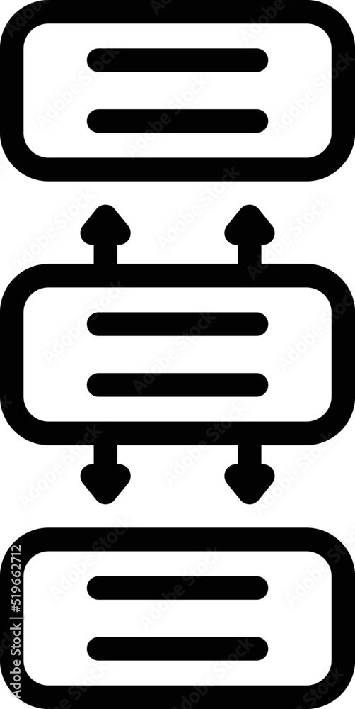 Poster software icon outline vector. build process. app code