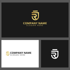 Initial JR logo design, This logo is great for all types of businesses